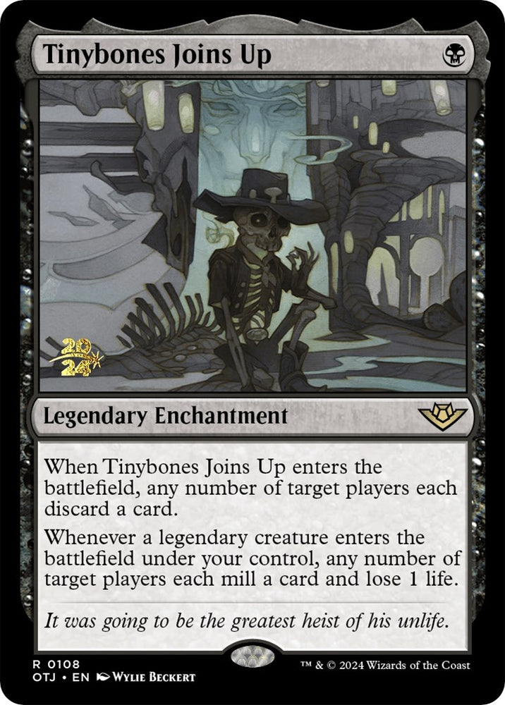 Tinybones Joins Up [Outlaws of Thunder Junction Prerelease Promos]